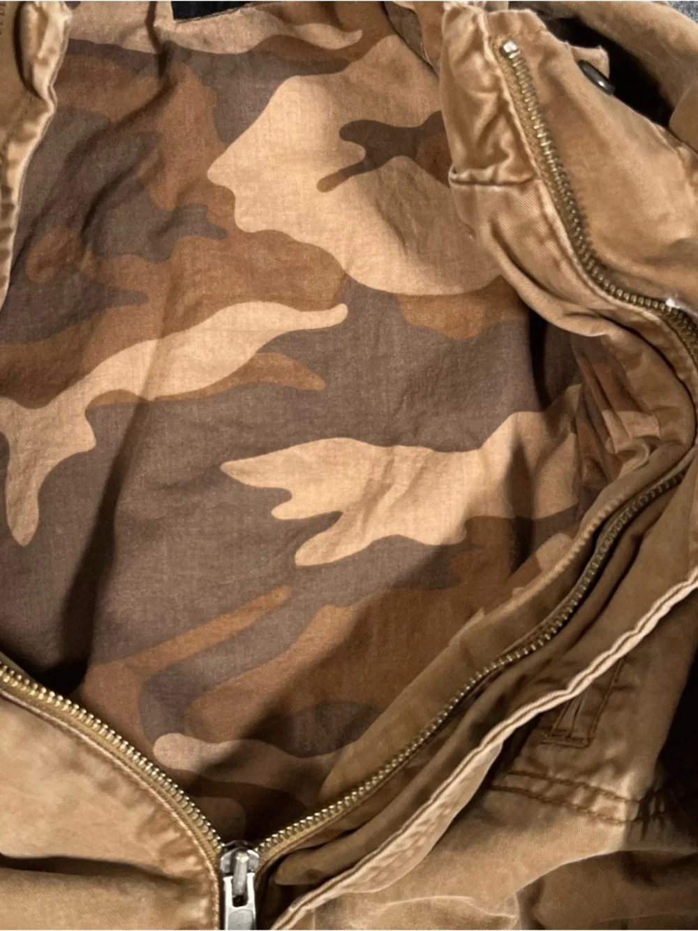 Vintage Old Navy Jacket Boys Xl Tan Y2K 90s Canvas Chore Barn Work Wear Utility - Picture 4 of 9